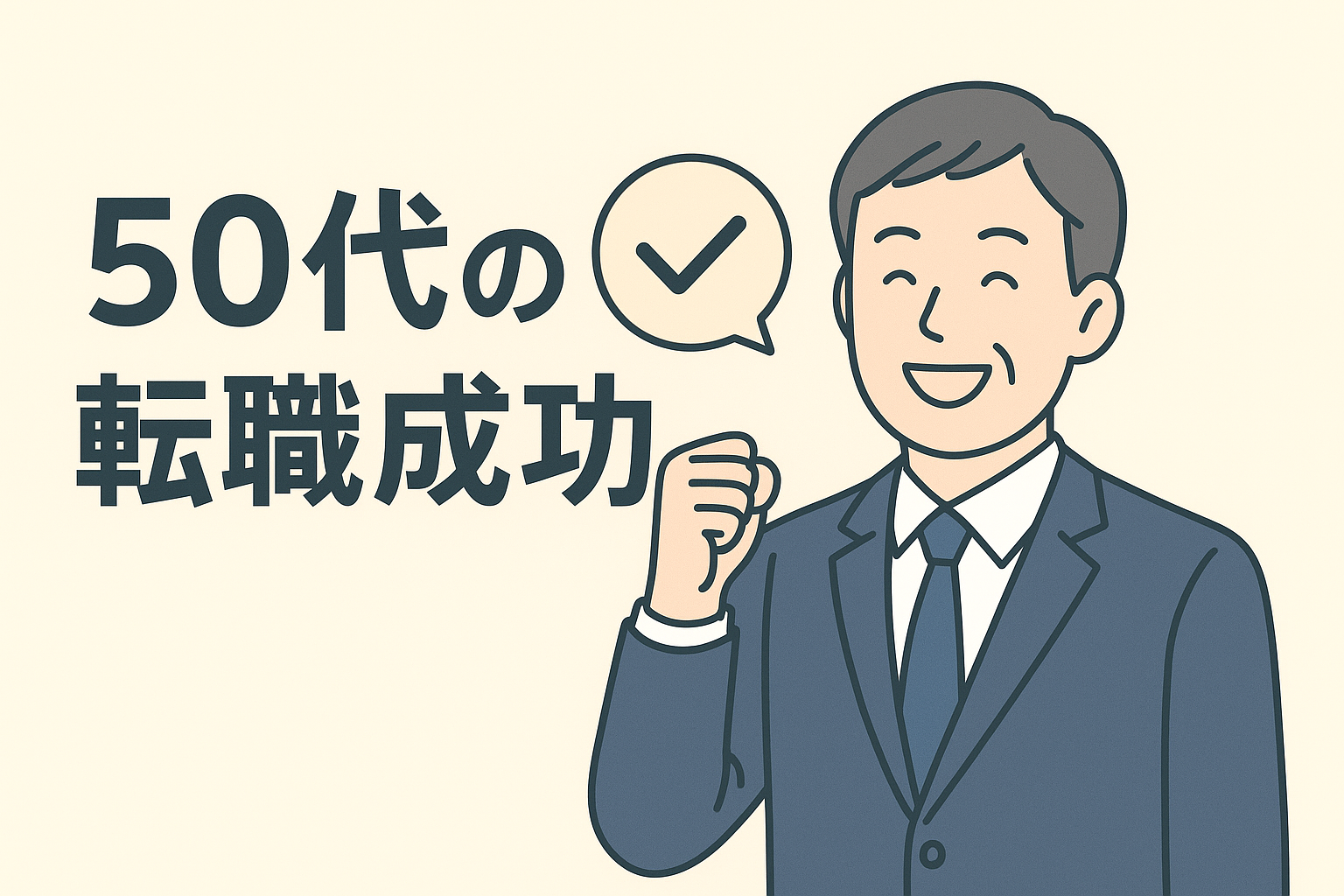 転職成功した50代の実例のアイキャッチ画像